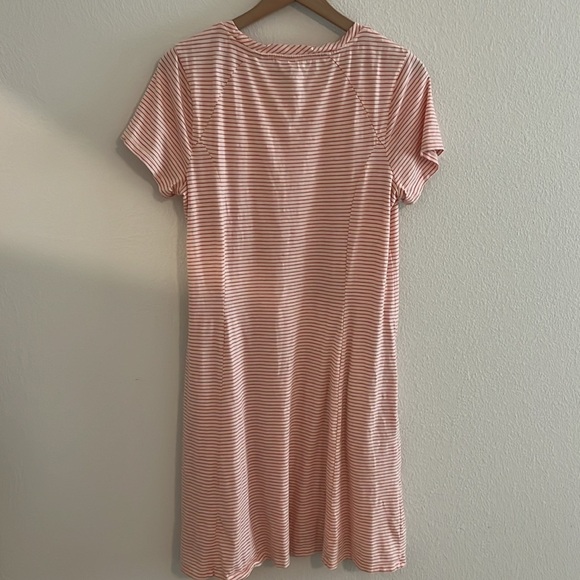 Toad and Co Stripe T Shirt Dress Size Large - Picture 4 of 5